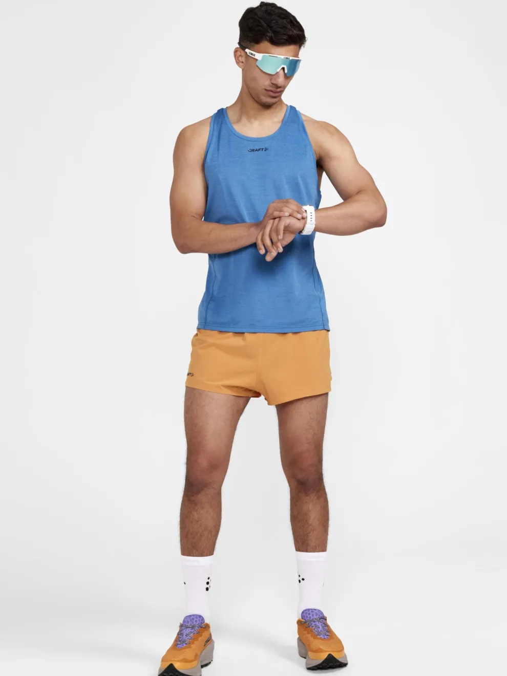 MEN'S ADV CHARGE MELANGE TRAINING SINGLET