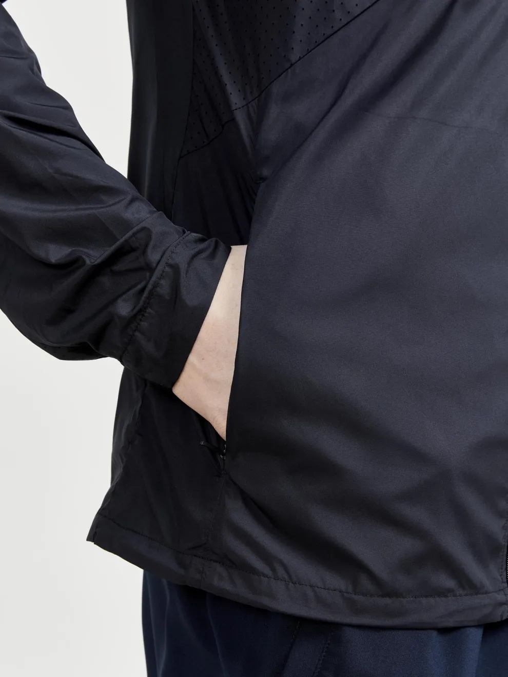 MEN'S ADV ESSENCE WIND JACKET - BIOME/BLAZE