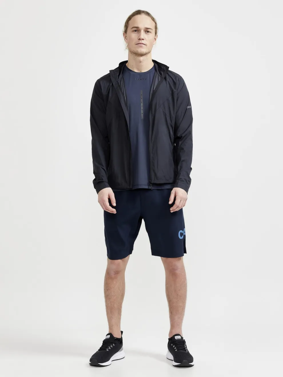 MEN'S ADV ESSENCE WIND JACKET - BIOME/BLAZE