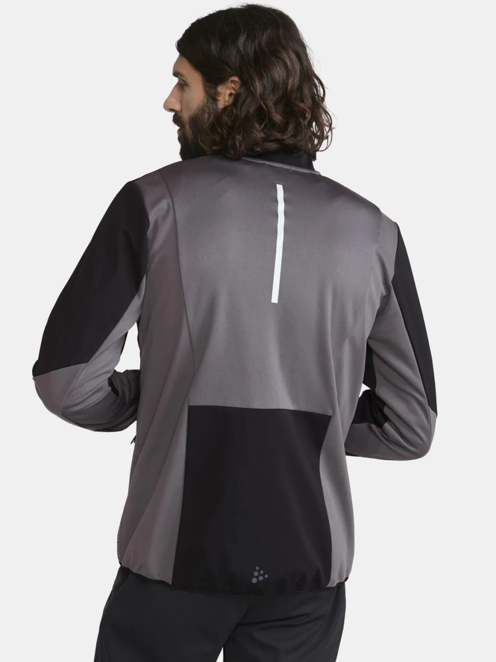 MENS CORE XC SKI TRAINING JACKET - Black/Granite