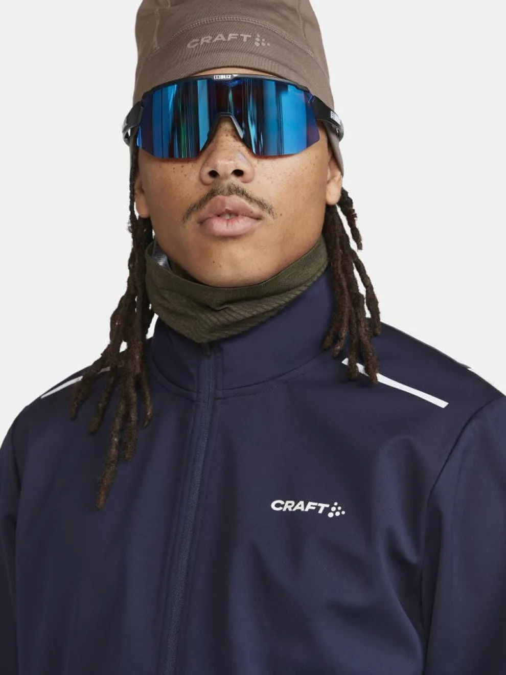 MENS CORE XC SKI TRAINING JACKET - BLAZE-TOFU