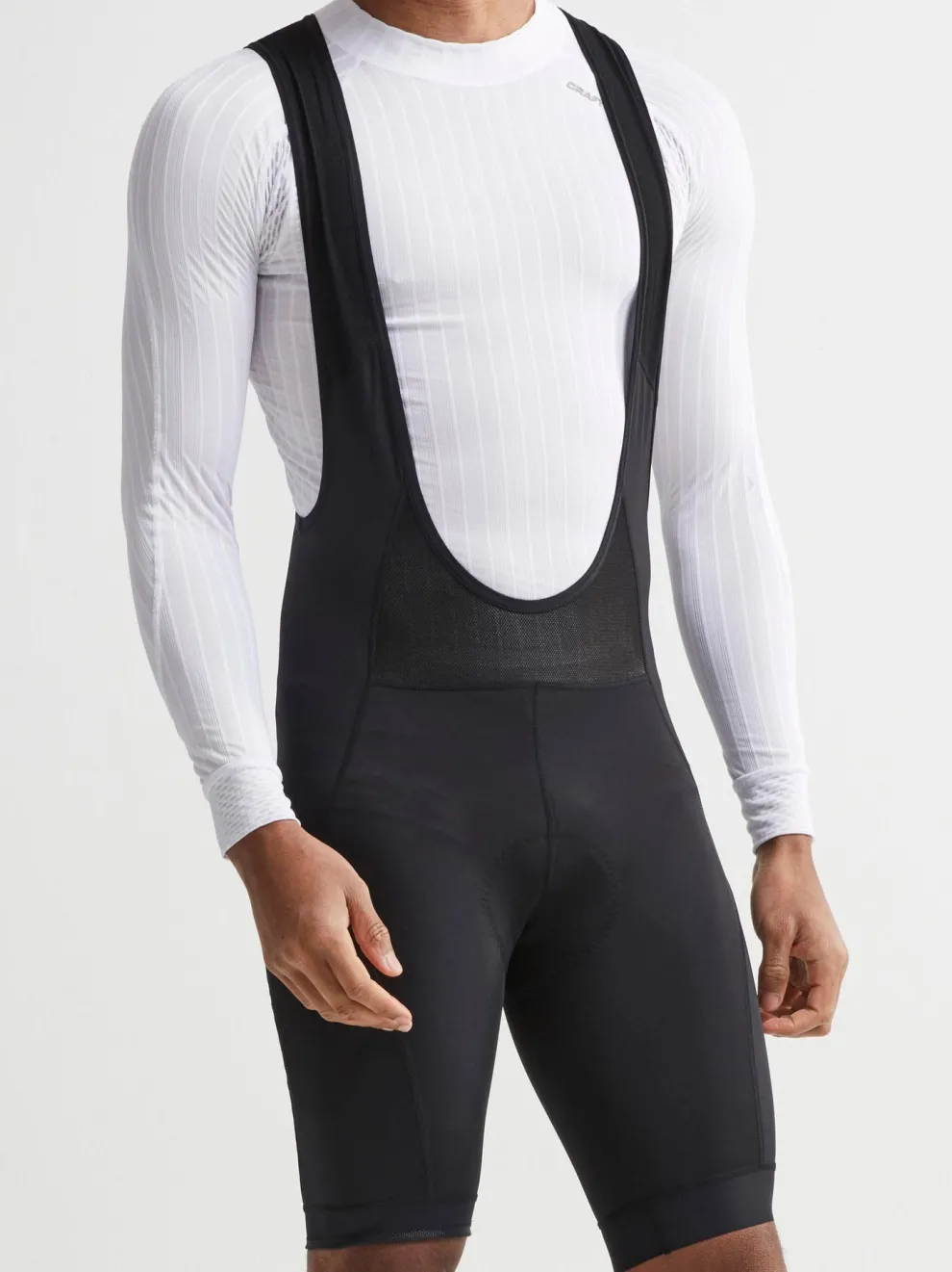 MEN'S ESSENCE CYCLING BIB SHORTS - Black