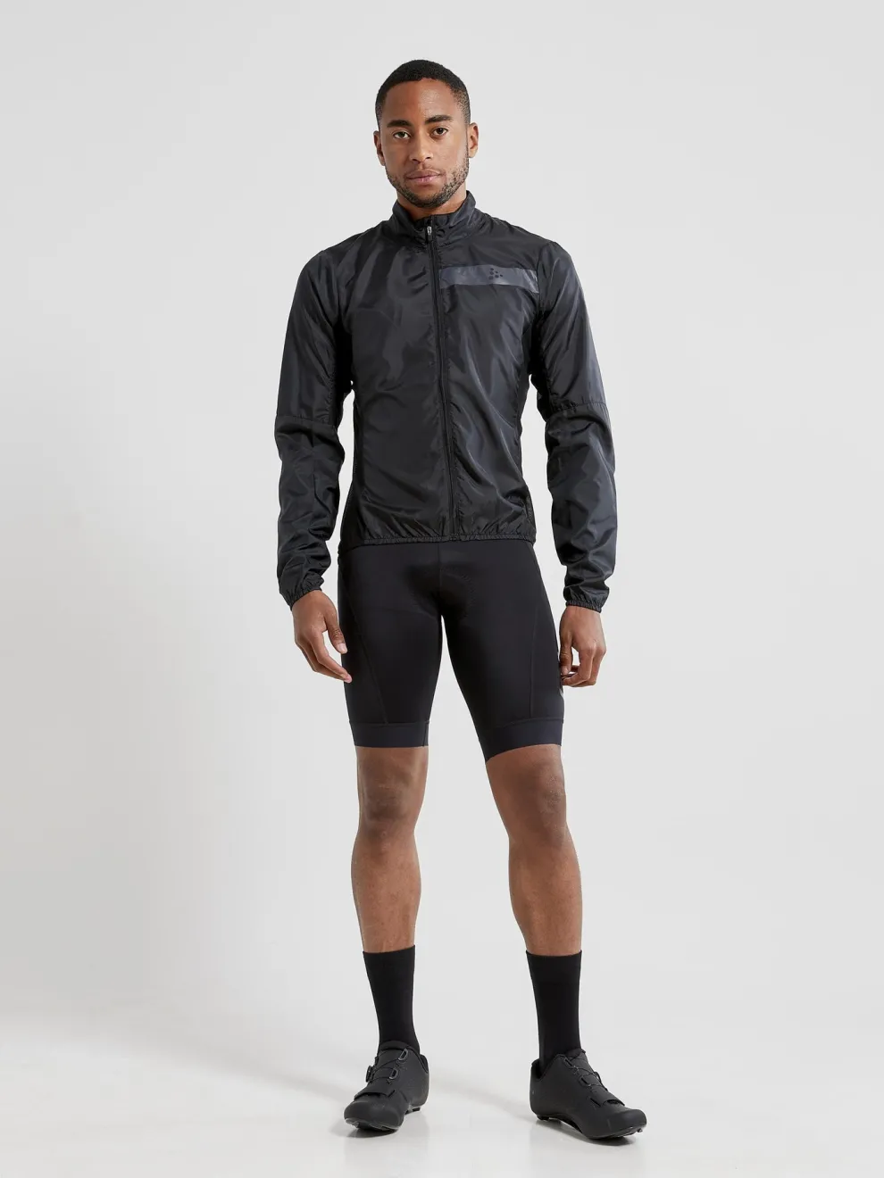Men's Essence Light Wind Cycling Jacket - Black