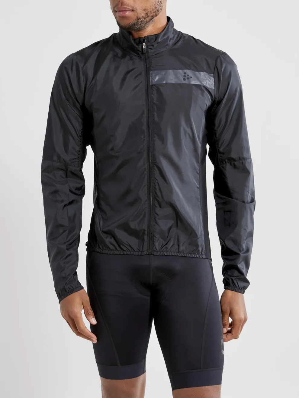 Men's Essence Light Wind Cycling Jacket - Black