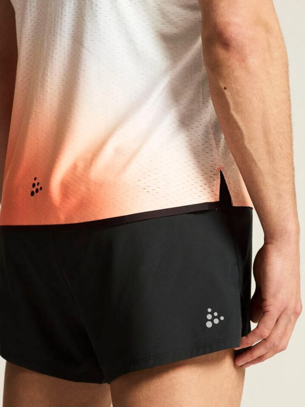 Men's Race Day Singlet - WHITE/MULTI