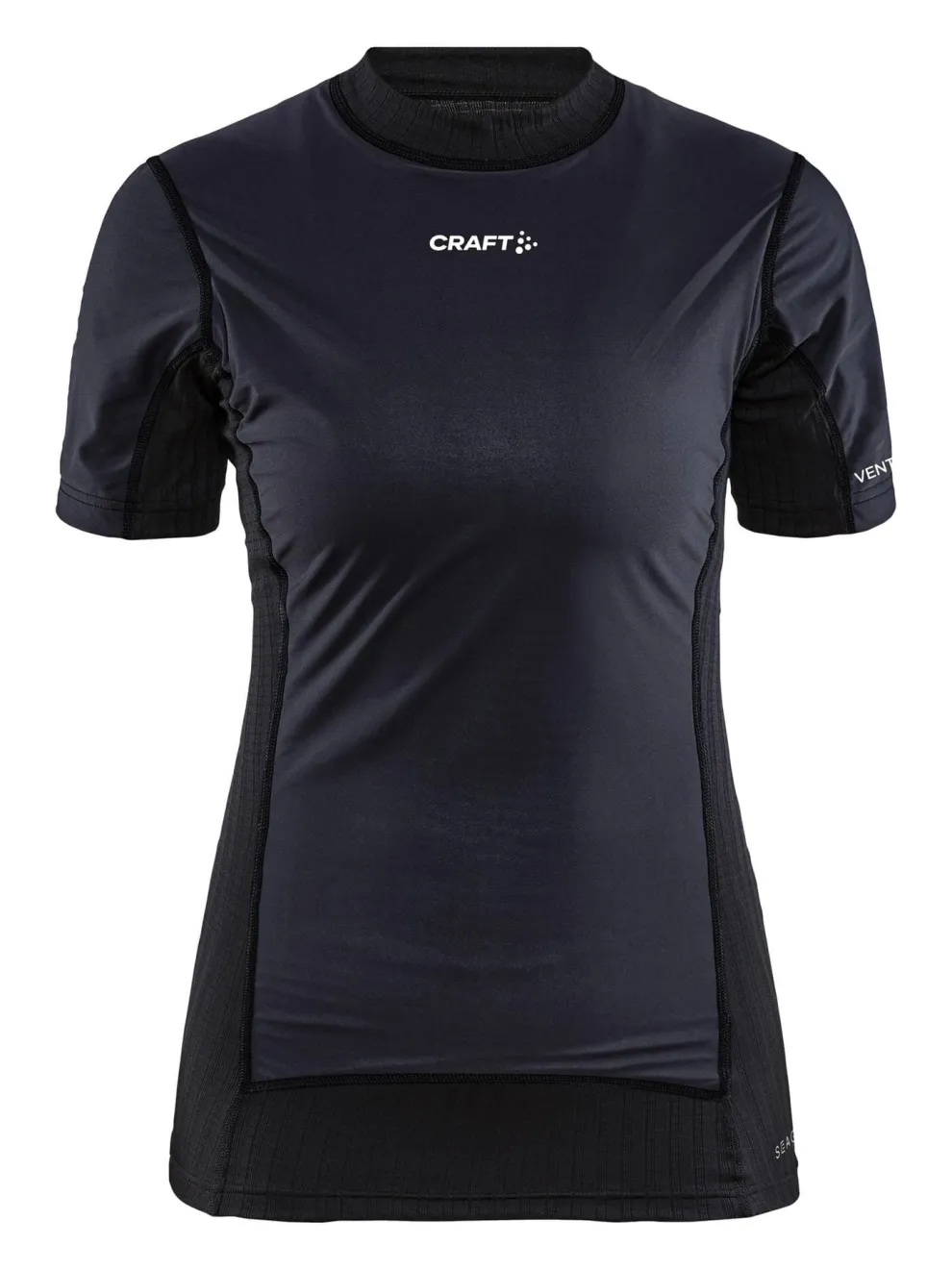 WOMEN'S ACTIVE EXTREME X WIND SHORT SLEEVE - Black/Granite