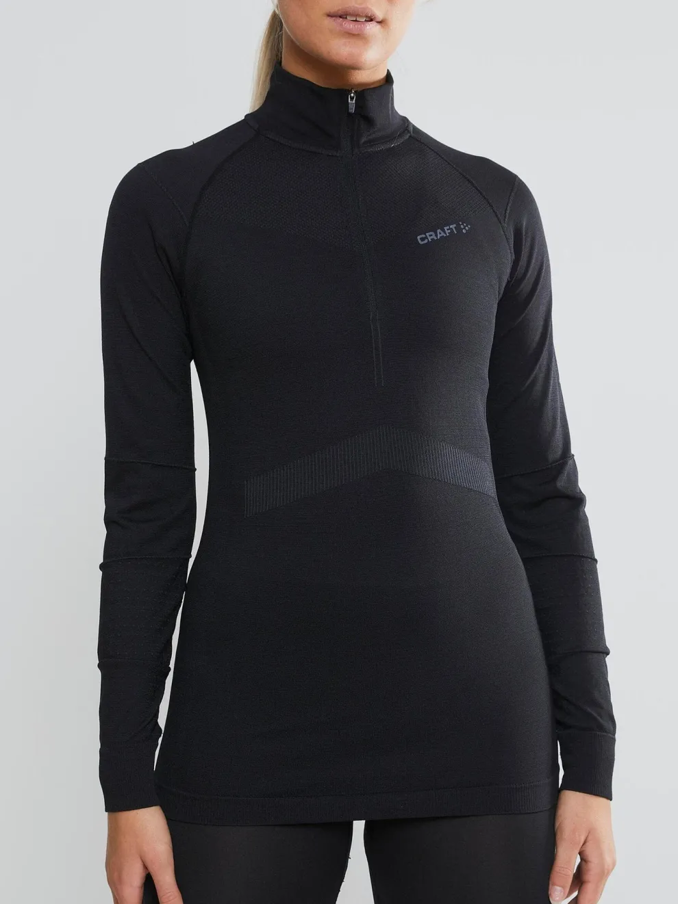 WOMEN'S ACTIVE INTENSITY BASELAYER - BLACK/ASPHALT