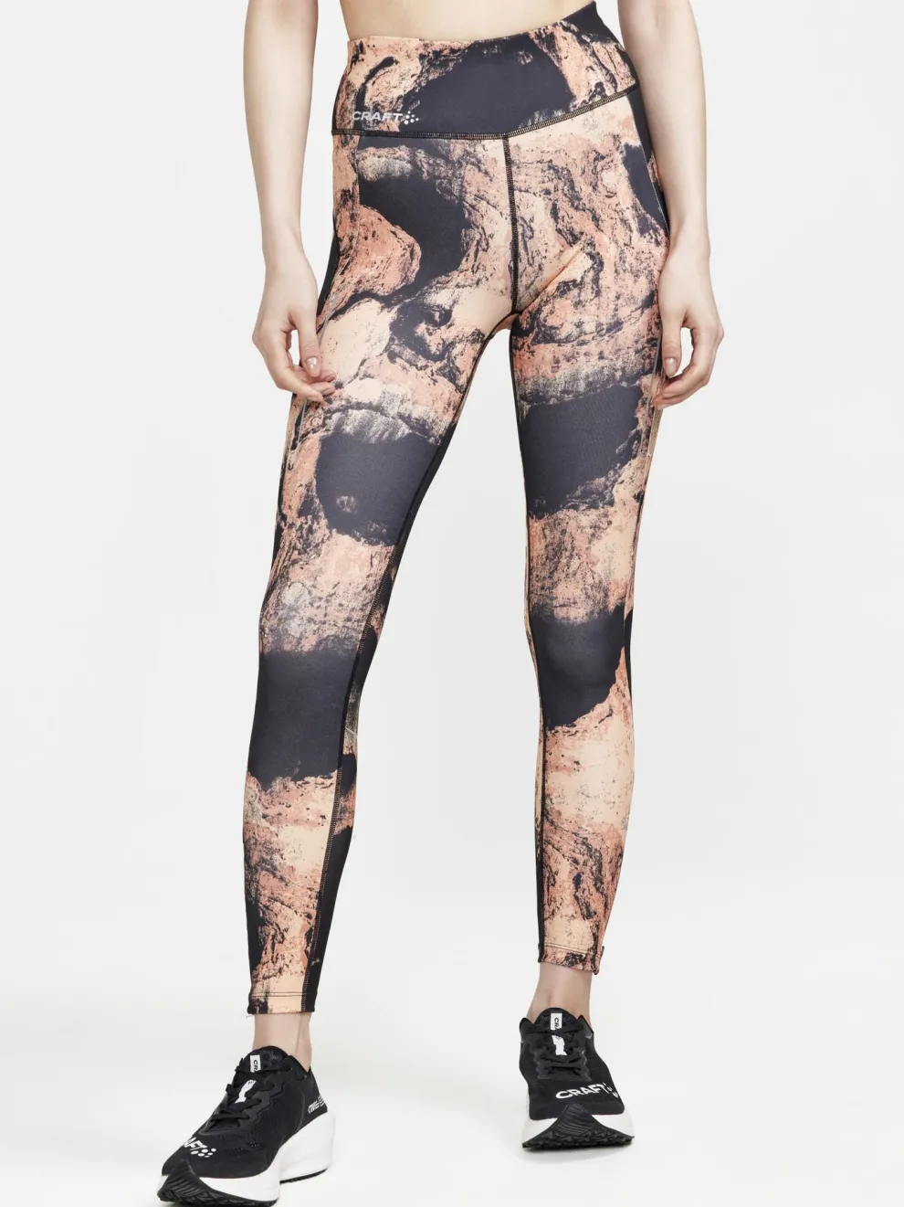 WOMEN'S ADV ESSENCE RUNNING TIGHTS - GLOW-MULTI