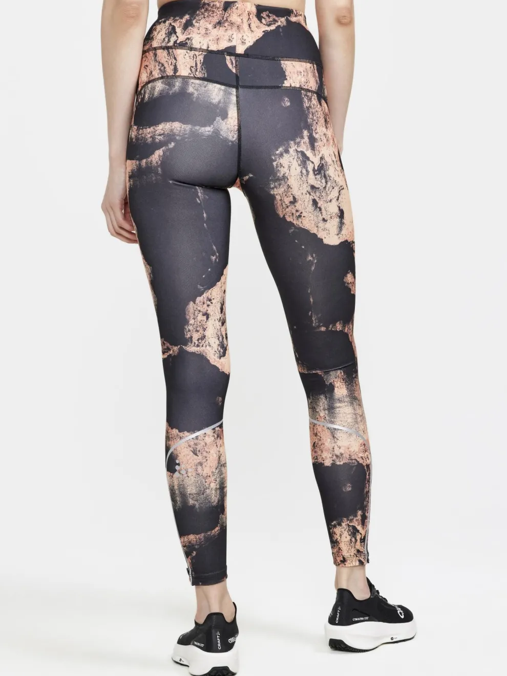 WOMEN'S ADV ESSENCE RUNNING TIGHTS - GLOW-MULTI