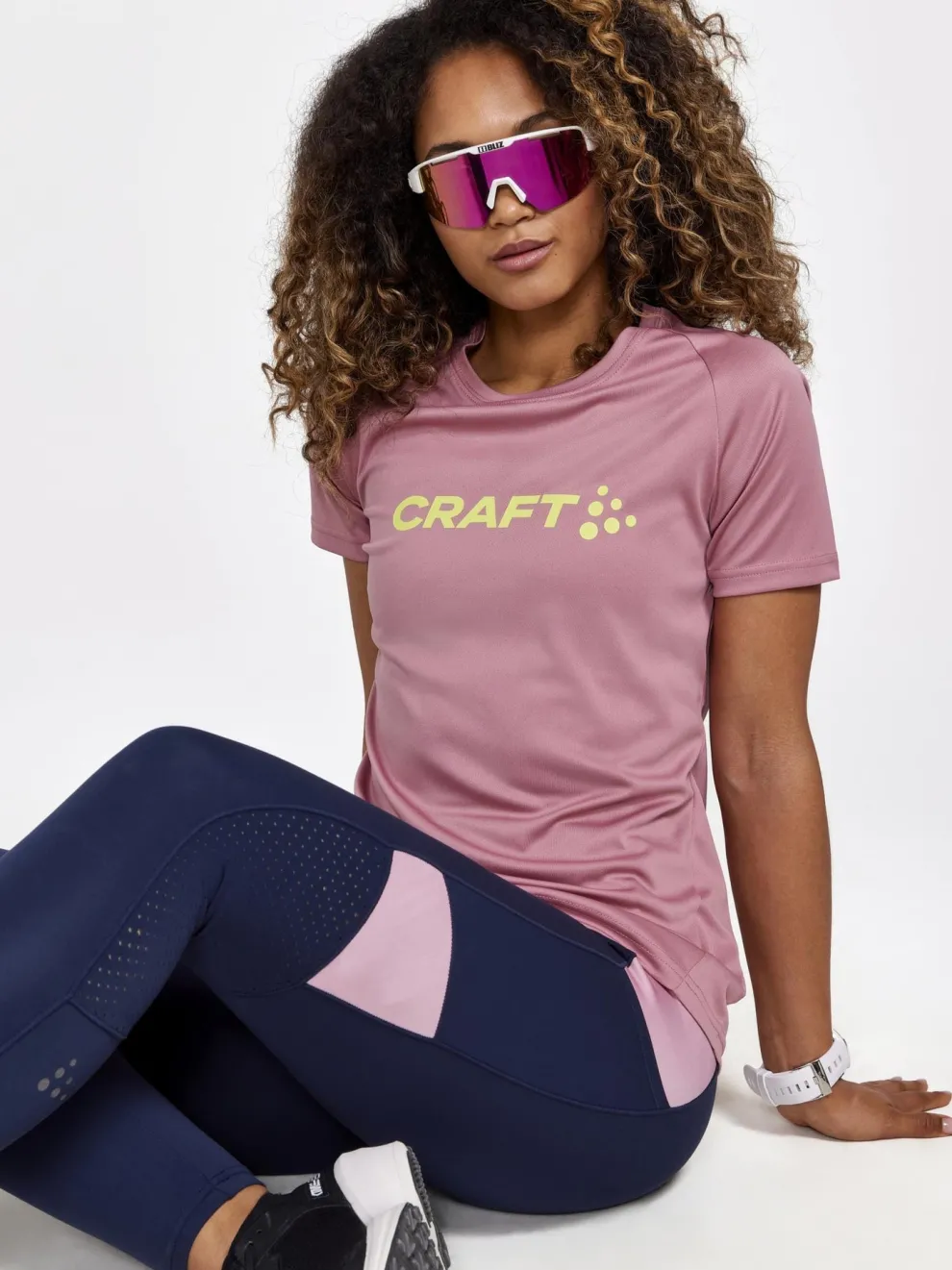 WOMEN'S ADV ESSENCE TRAINING TIGHTS 2 - BLAZE-DAWN