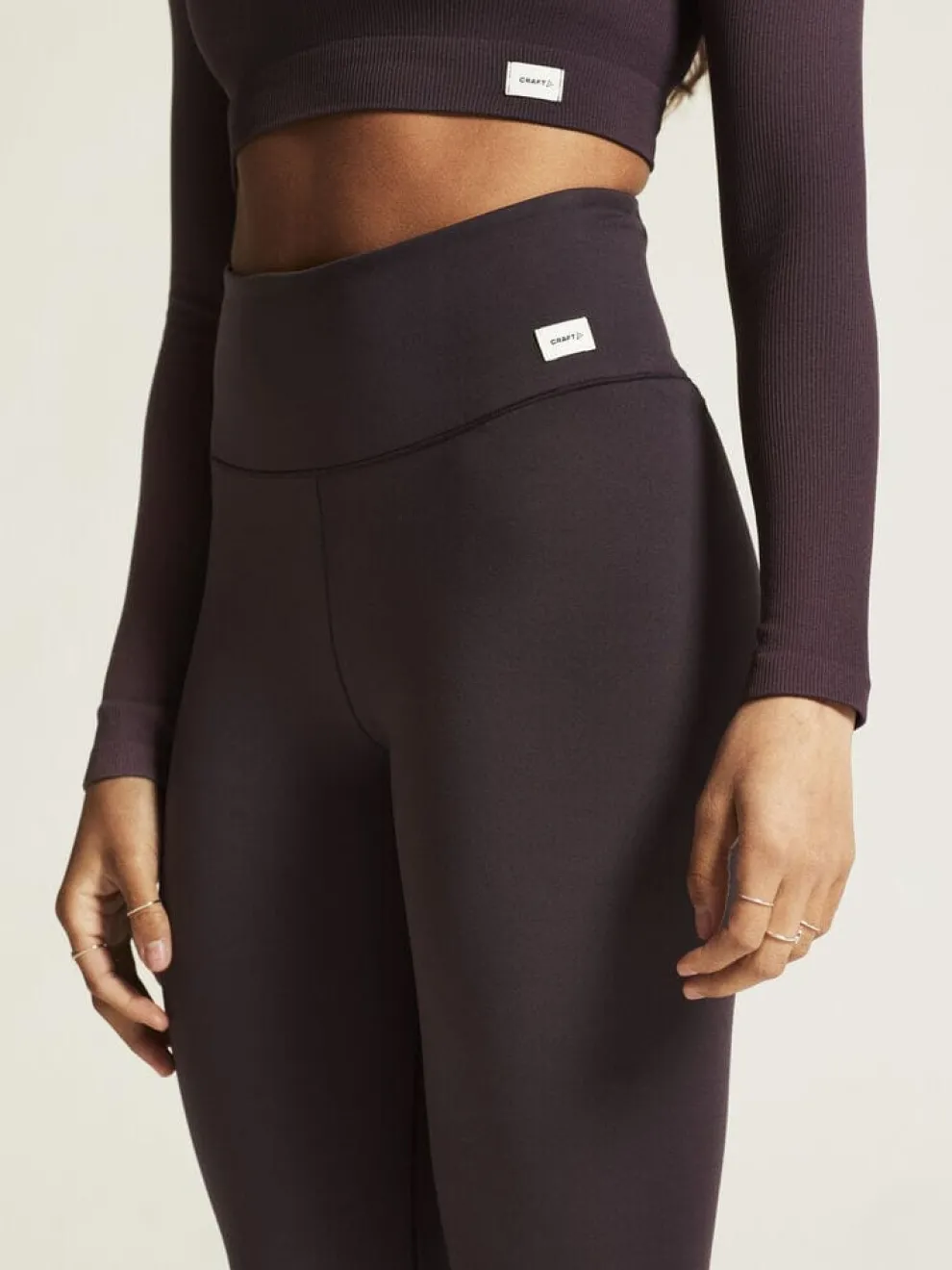 Women's Collective 7/8 Tights - DK PLUM