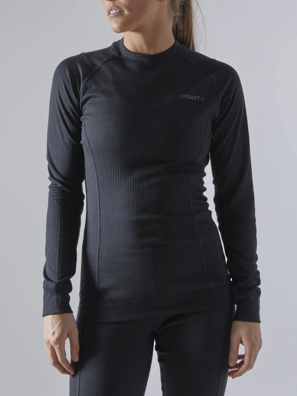 WOMEN'S CORE DRY BASELAYER SET - Black