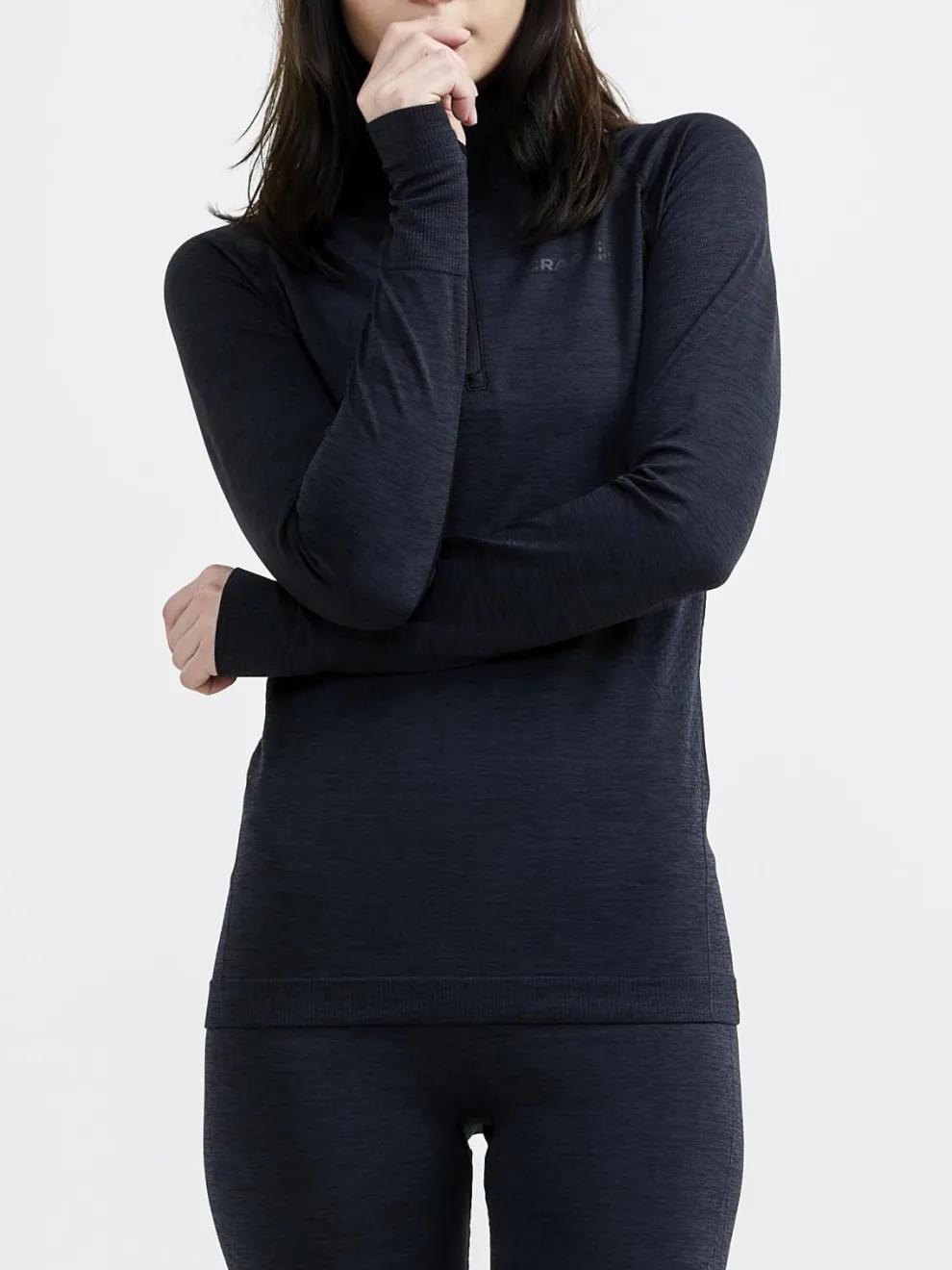 Women's Core Dry-Active Comfort Zip Baselayer