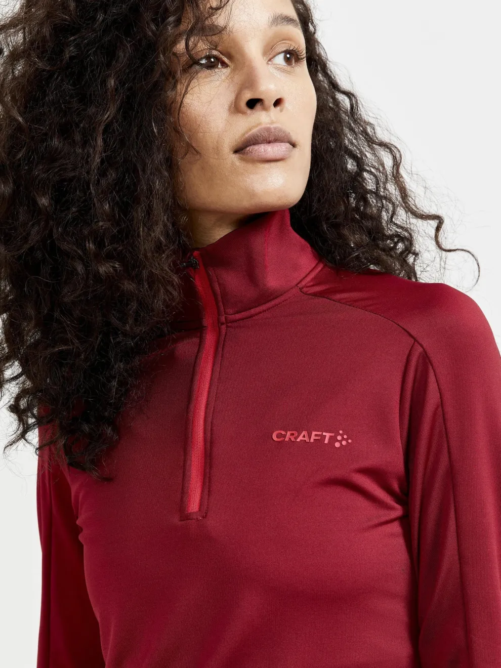 WOMEN'S CORE GAIN MIDLAYER - RHUBARB