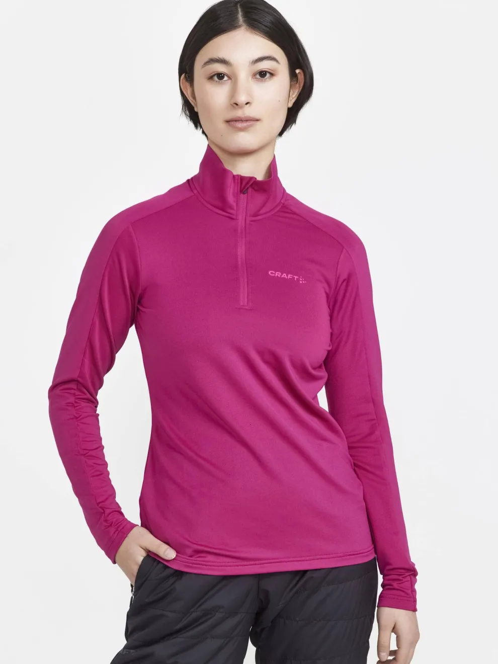 WOMEN'S CORE GAIN MIDLAYER - ROXO