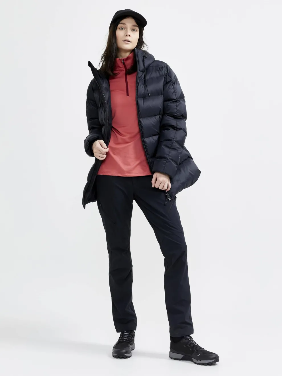 WOMEN'S CORE GAIN MIDLAYER - ROSE