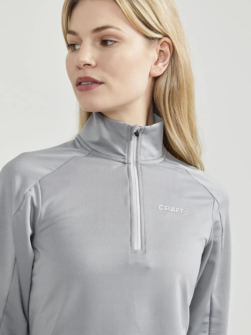 WOMEN'S CORE GAIN MIDLAYER - MONUMENT