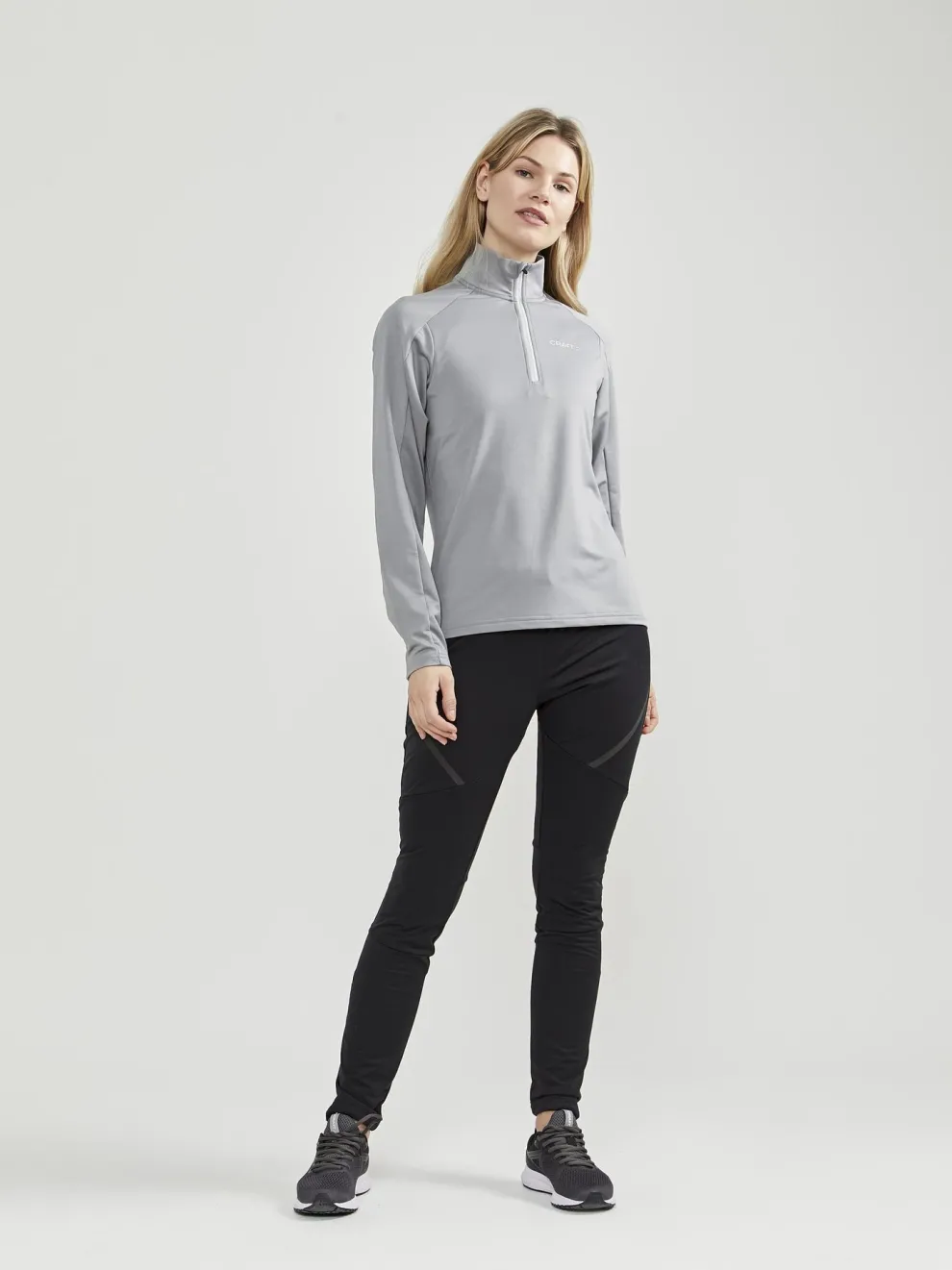 WOMEN'S CORE GAIN MIDLAYER - MONUMENT