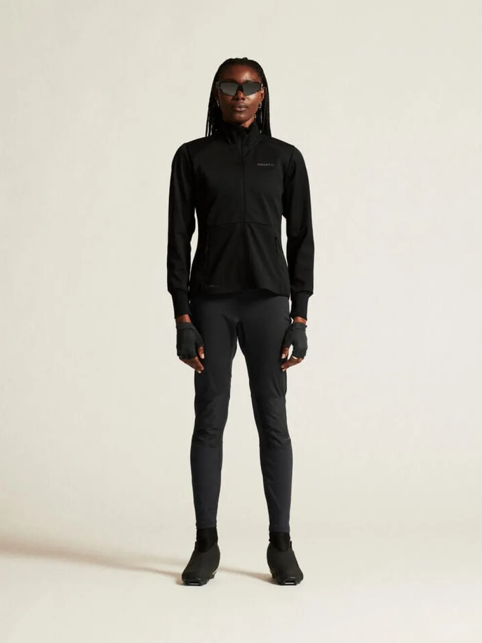 WOMENS CORE XC SKI TRAINING JACKET - Black