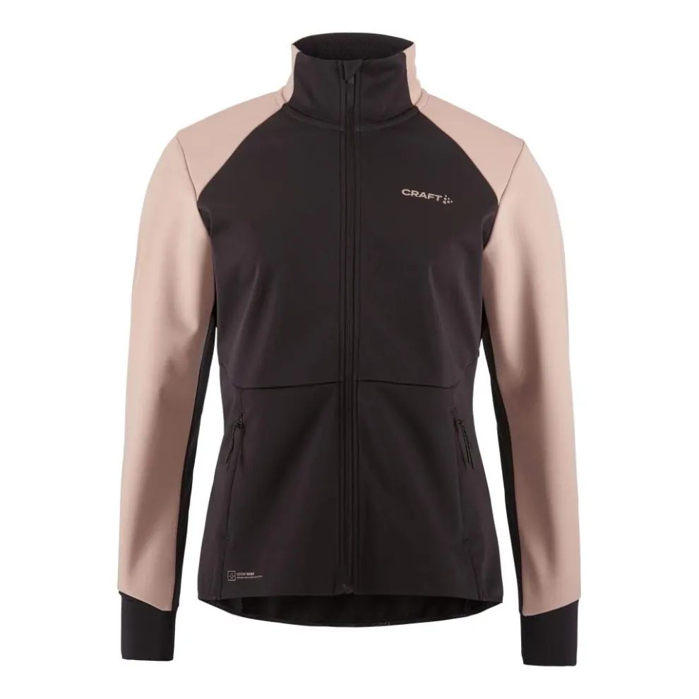 WOMENS CORE XC SKI TRAINING JACKET - DK PLUM/CHARM