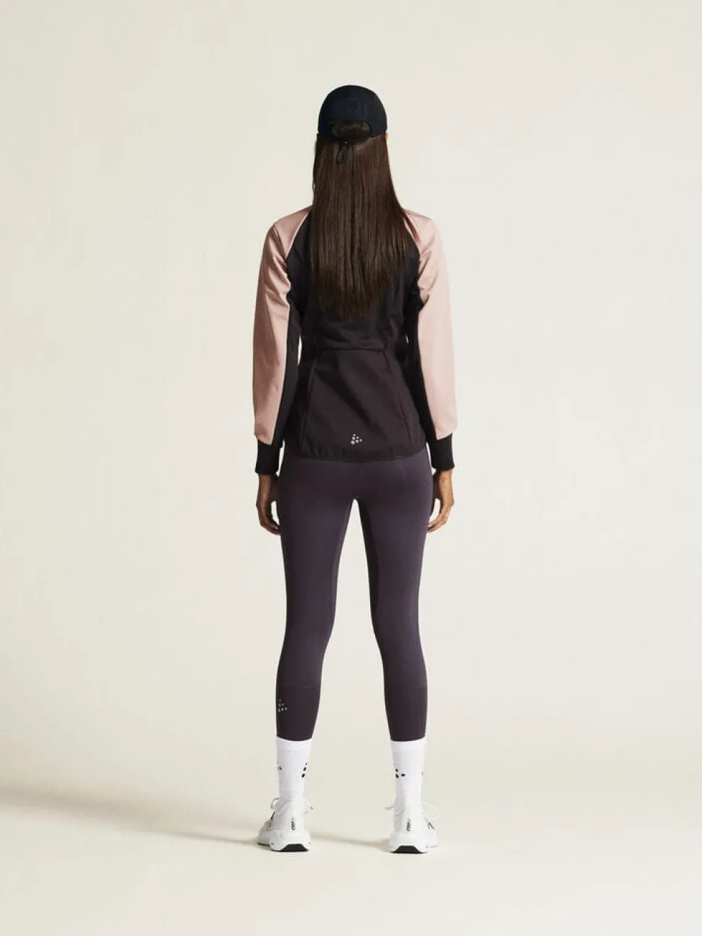 WOMENS CORE XC SKI TRAINING JACKET - DK PLUM/CHARM