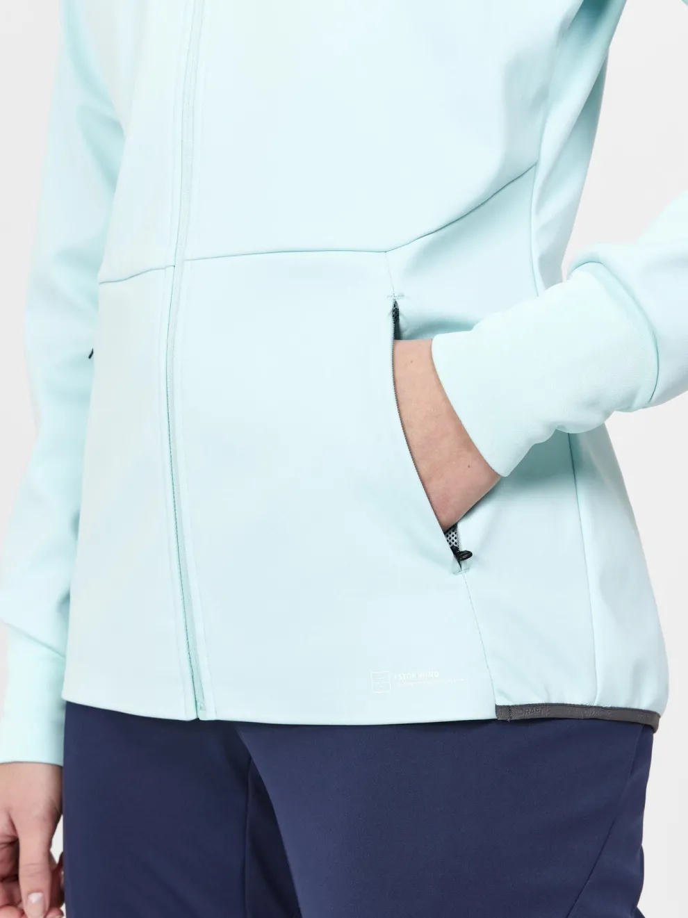 WOMENS CORE XC SKI TRAINING JACKET - ICE