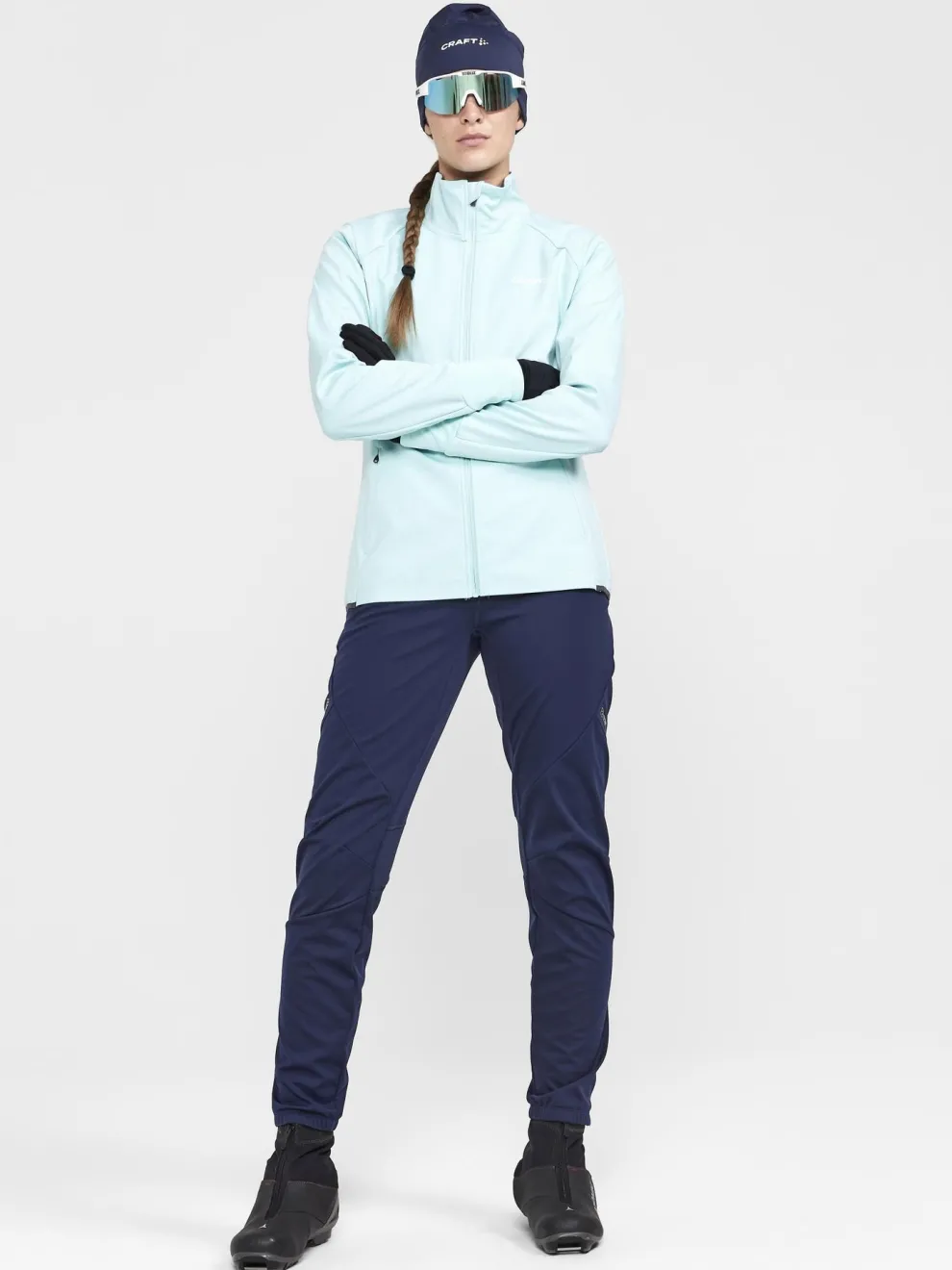 WOMENS CORE XC SKI TRAINING JACKET - ICE